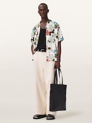 AllSaints White Koh Chang Short Sleeve Shirt - Image 2 of 8