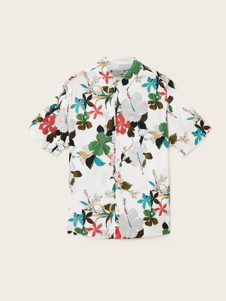 AllSaints Koh Chang Short Sleeve Shirt - Imaginea 8 din 8 AllSaints Koh Chang Short Sleeve Shirt - Imaginea 8 din 8