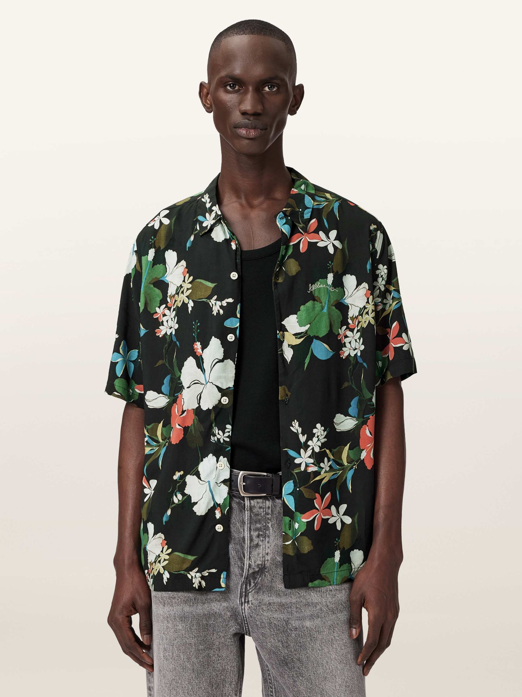 Buy AllSaints Black Koh Chang Short Sleeve Shirt from Next USA