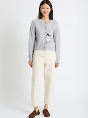 Chinti & Parker Wool-Cashmere Sneeky Snoopy Cardigan - Image 3 of 4