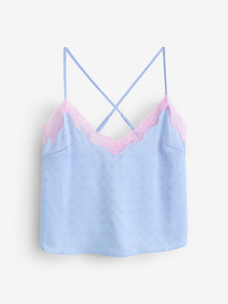 Boux Avenue Bow Satin Cami Set - Image 8 de 8