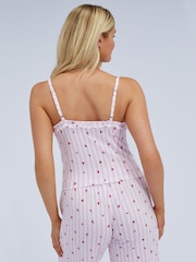 Boux Avenue Pink Stripe Modal Pyjamas Set - Image 5 of 9