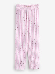 Boux Avenue Pink Stripe Modal Pyjamas Set - Image 9 of 9