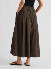 Chocolate Gingham Culottes - Image 3 of 5