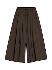 Chocolate Gingham Culottes - Image 5 of 5