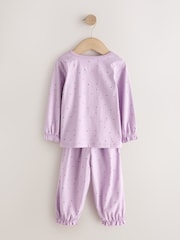 Lilac Purple Jogger Pyjamas 3 Pack (9mths-12yrs) - Image 9 of 11
