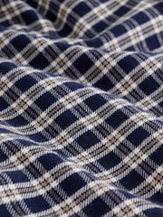 Blue Micro Check Long Sleeve Shirt - Image 9 of 9