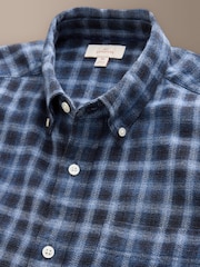 Blue Signature Long Sleeve Check Shirt - Image 8 of 10