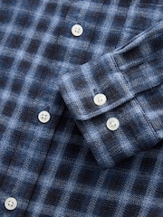 Blue Signature Long Sleeve Check Shirt - Image 9 of 10