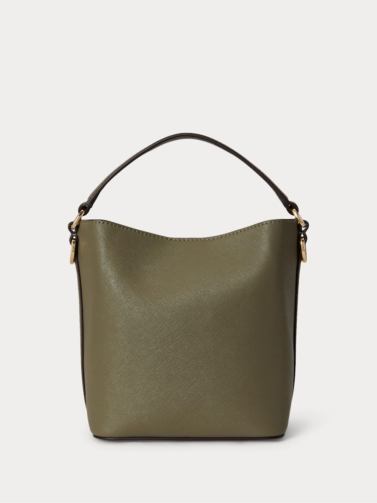 Lauren Ralph Lauren Green Reese Small Bucket Bag - Image 2 of 4