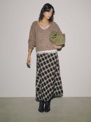 Neutral Neppy Lace Vest Layer Jumper - Image 2 of 8