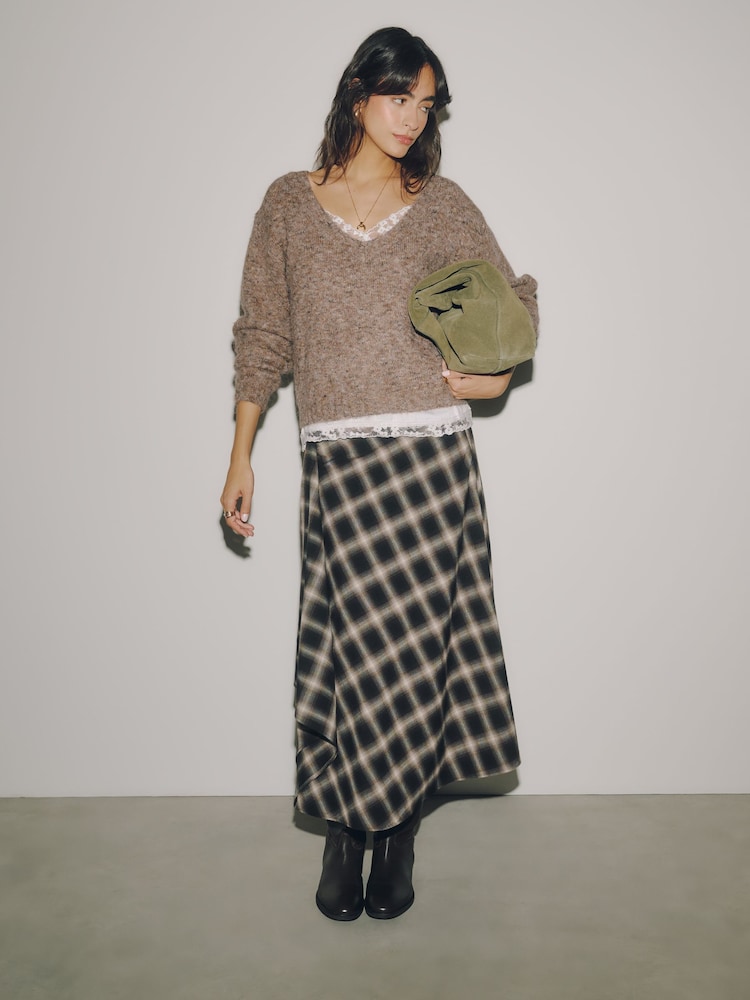 Neutral Neppy Lace Vest Layer Jumper - Image 2 of 8 Neutral Neppy Lace Vest Layer Jumper - Image 2 of 8