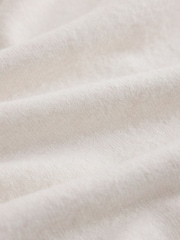 Ecru Supersoft V-Neck Long Sleeve Jumper - Image 7 of 8