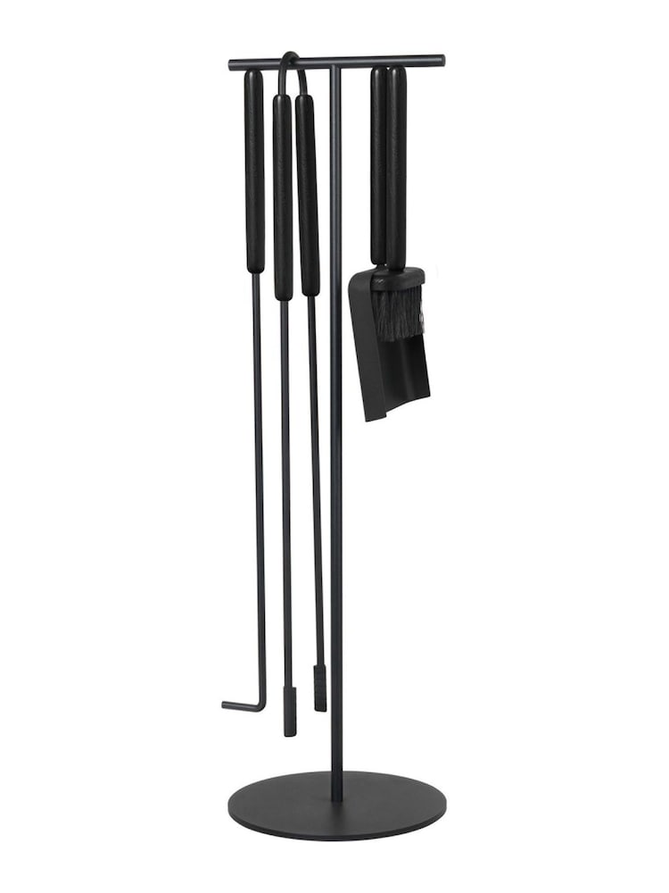 blomus 5 Piece Black Oak ASHI Fireplace Tools Set - Image 4 of 4