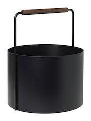 blomus Brown Oak ASHI Firewood Basket - Image 4 of 4