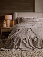 Natural Christmas Tree Faux Fur Throw - Image 1 of 7