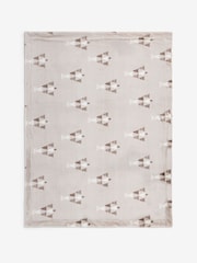 Natural Christmas Tree Faux Fur Throw - Image 5 of 7