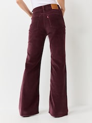 Levi's® Brown Ribcage High-Rise Flare Twill Trousers - Image 2 of 4