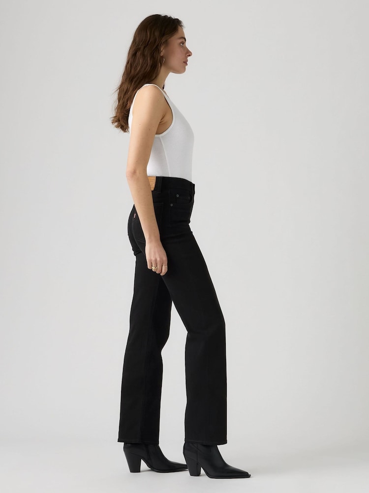 Levi's® Black 723 High Rise Straight Jeans - Image 4 of 4 Levi's® Black 723 High Rise Straight Jeans - Image 4 of 4