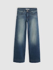 Levi's® Blue 318 Shaping Mid Rise Wide Leg Jeans - Image 6 of 7