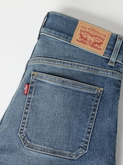 Levi's® Blue 318 Shaping Mid Rise Wide Leg Jeans - Image 7 of 7