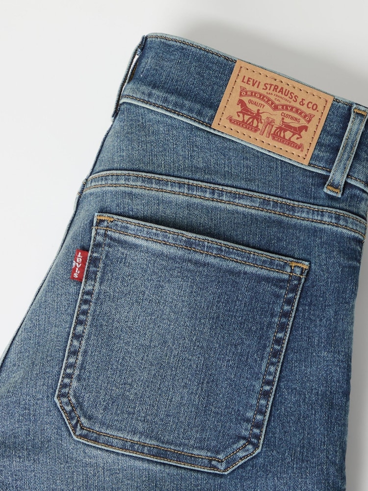 Levi's® Blue 318 Shaping Mid Rise Wide Leg Jeans - Image 7 of 7 Levi's® Blue 318 Shaping Mid Rise Wide Leg Jeans - Image 7 of 7