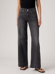 Levi's Black 318 Wide Jeans - Image 1 of 4