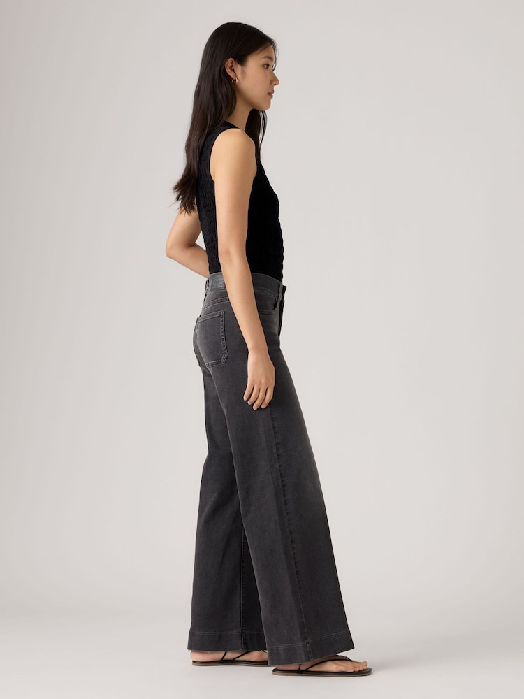 Levi's Black 318 Wide Jeans - Image 4 of 4