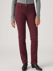 Levi's® Khaki Green 314™ Shaping Straight Fit Jeans - Image 1 of 6