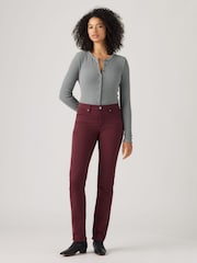 Levi's® Khaki Green 314™ Shaping Straight Fit Jeans - Image 2 of 6
