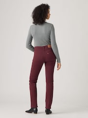 Levi's® Khaki Green 314™ Shaping Straight Fit Jeans - Image 4 of 6