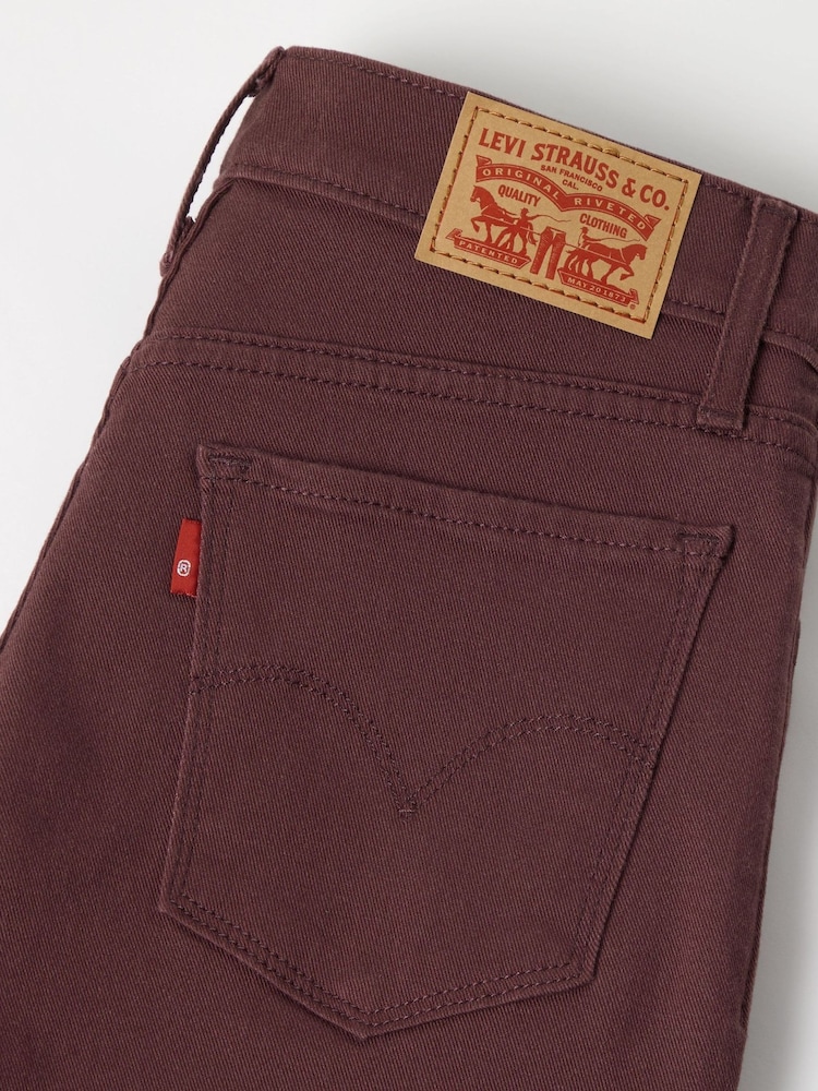Levi's® Khaki Green 314™ Shaping Straight Fit Jeans - Image 6 of 6