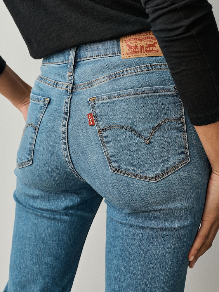 Levi's® Blue 314 Shaping Straight Jeans - Image 6 of 6
