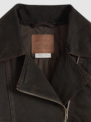 Levi's® Black '80s Oversized Denim Bomber Jacket - Image 5 of 5