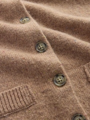 Camel Neppy 100% Merino Wool N.Premium Cardigan - Image 2 of 3