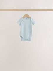Серый/синий/нейтральный - Детские боди с коротким рукавом 5 упаковка - Изображение 5 13