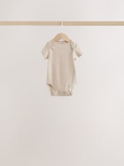 Серый/синий/нейтральный - Детские боди с коротким рукавом 5 упаковка - Изображение 6 13