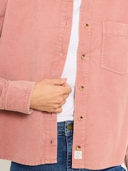 FatFace Beck Pink Cord Petite Shirt - Image 3 of 5