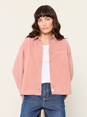 FatFace Beck Pink Cord Petite Shirt - Image 5 of 5