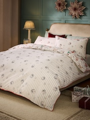 Christmas Brushed Cotton Duvet Cover and Pillowcase Set - 圖片 2，共 6