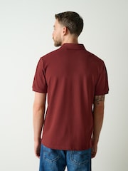Red Rust Embroided - Corte estándar - Polo de manga corta de piqué - Imagen 3 de 8