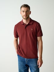 Red Rust Embroided - Corte estándar - Polo de manga corta de piqué - Imagen 5 de 8