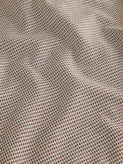 Brown Puppytooth Pattern Polo Shirt - Image 8 of 8