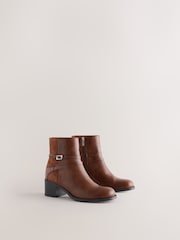 Lichtbruin - Forever Comfort® Block Heeled Boots - Afbeelding 5 van 8