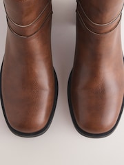 Lichtbruin - Forever Comfort® Block Heeled Boots - Afbeelding 8 van 8