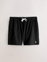 Black Motion-Flex Swim Shorts with Trunk Lining - Image 1 of 4