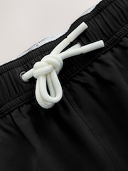 Black Motion-Flex Swim Shorts with Trunk Lining - Image 2 of 4