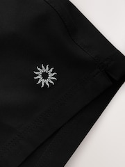 Black Motion-Flex Swim Shorts with Trunk Lining - Image 4 of 4