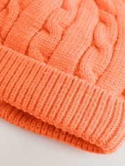 Orange Pumpkin Baby Knitted Beanie Hat - Image 4 of 5