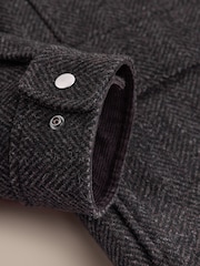 Maro - Signature Abraham Moon Wool Jacket With Cord Collar - Imaginea 10 din 10